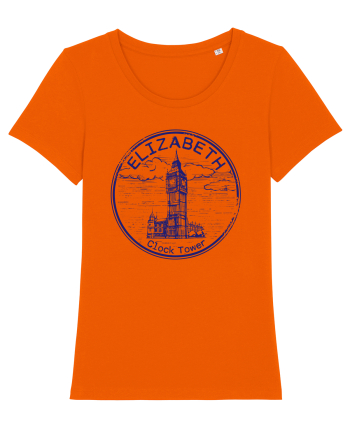 BIG BEN Elizabeth Clock Tower Bright Orange