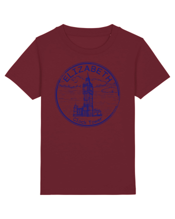 BIG BEN Elizabeth Clock Tower Burgundy