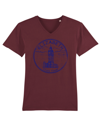 BIG BEN Elizabeth Clock Tower Burgundy