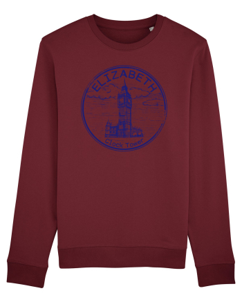 BIG BEN Elizabeth Clock Tower Burgundy