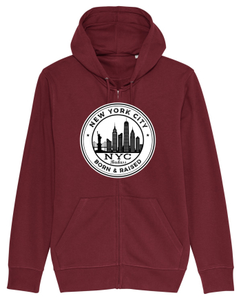 NYC Born & raised Burgundy