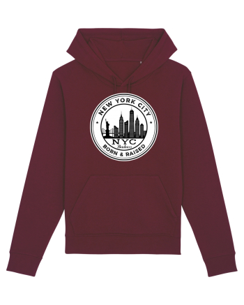 NYC Born & raised Burgundy