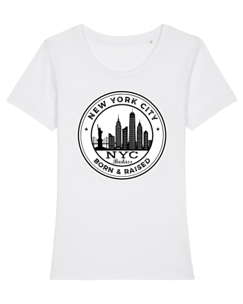 NYC Born & raised White