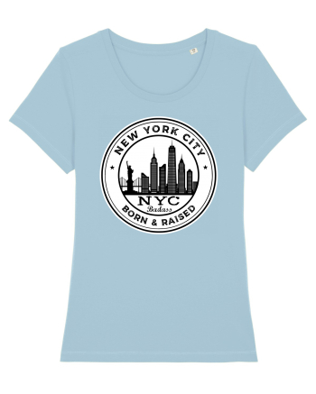NYC Born & raised Sky Blue