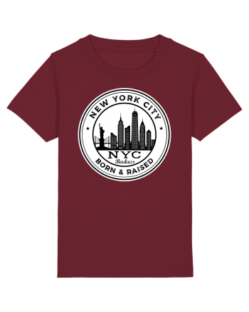 NYC Born & raised Burgundy