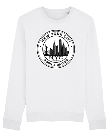 NYC Born & raised White