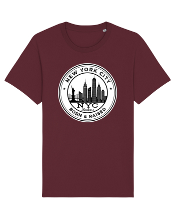 NYC Born & raised Burgundy