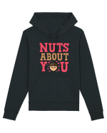 Nuts About You | Funny Valentine's Day Hanorac Unisex Drummer
