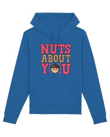 Nuts About You | Funny Valentine's Day Royal Blue