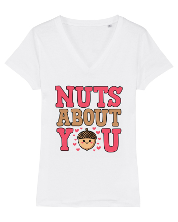 Nuts About You | Funny Valentine's Day White