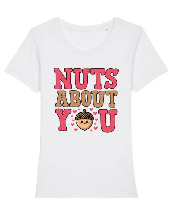 Nuts About You | Funny Valentine's Day White