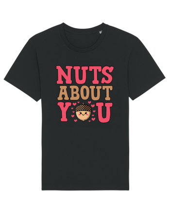 Nuts About You | Funny Valentine's Day Black