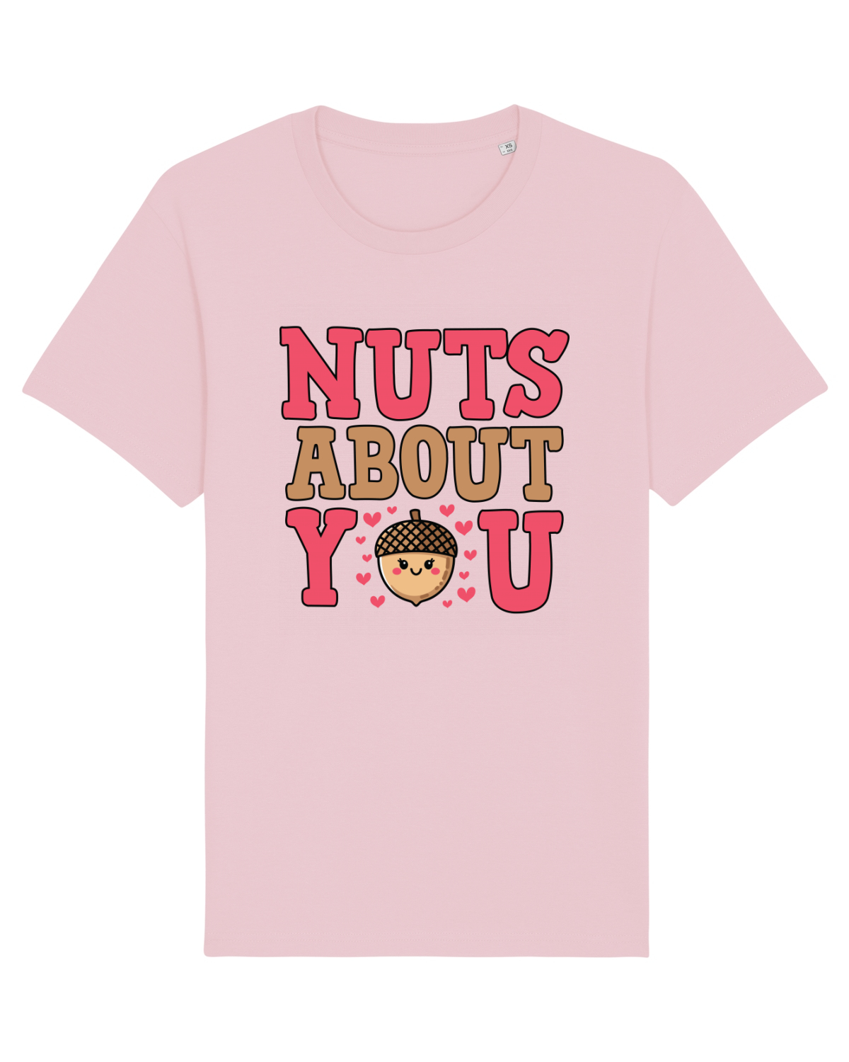 Tricou mânecă scurtă Unisex Rocker Cotton Pink
