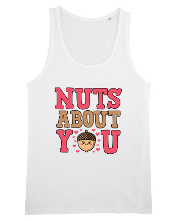 Nuts About You | Funny Valentine's Day White