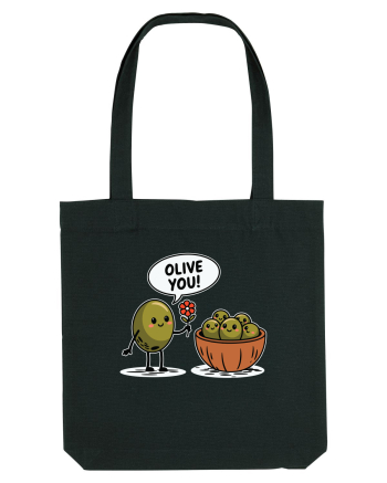 Olive You! | Lovely Puns Black