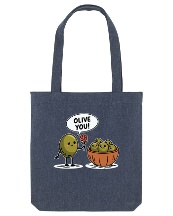 Olive You! | Lovely Puns Midnight Blue