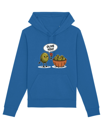 Olive You! | Lovely Puns Royal Blue