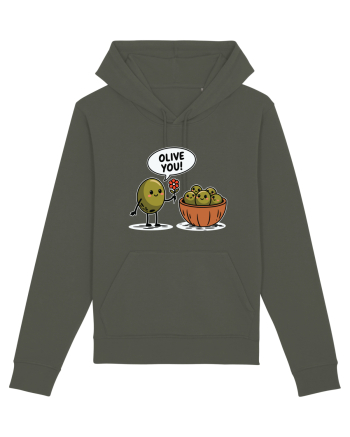 Olive You! | Lovely Puns Khaki