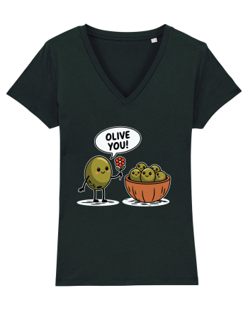 Olive You! | Lovely Puns Black
