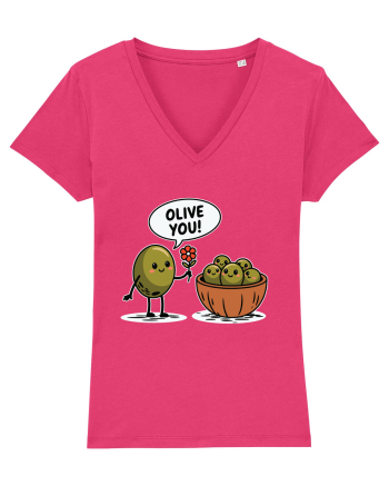 Olive You! | Lovely Puns Raspberry
