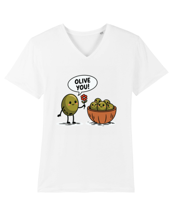 Olive You! | Lovely Puns White