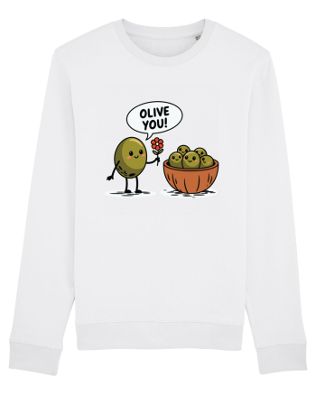 Olive You! | Lovely Puns White