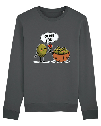 Olive You! | Lovely Puns Anthracite
