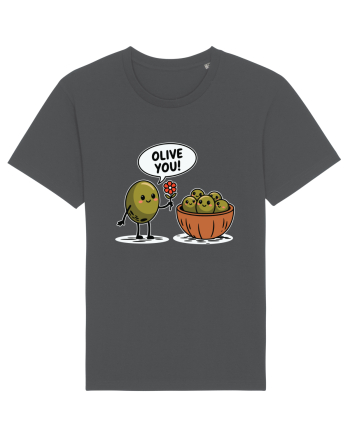 Olive You! | Lovely Puns Anthracite
