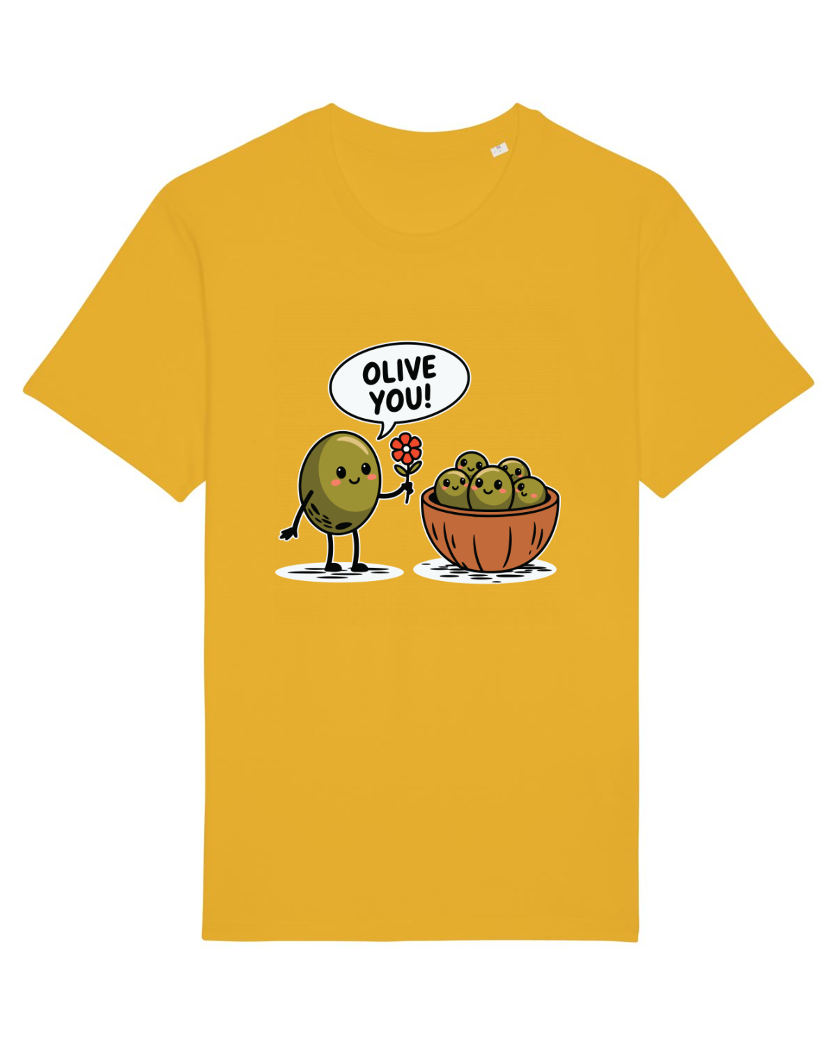 Tricou mânecă scurtă Unisex Rocker Spectra Yellow