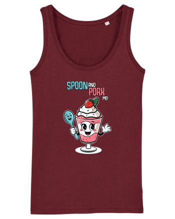 Spoon And Pork Me! Burgundy