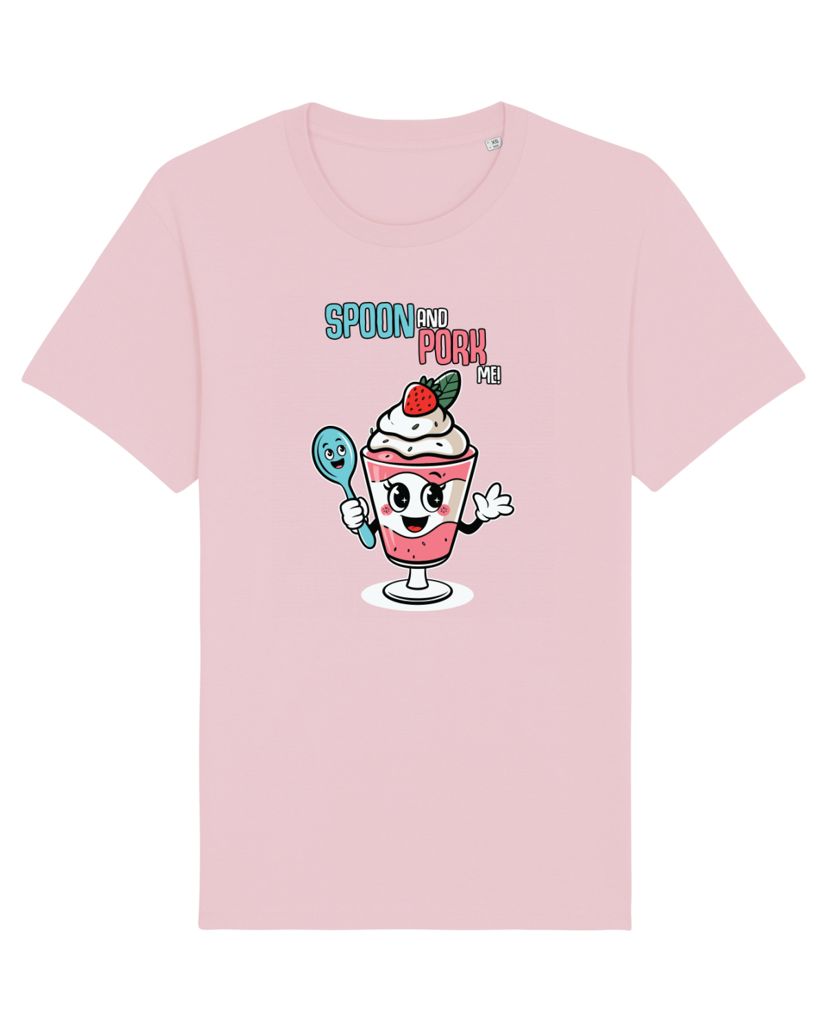 Tricou mânecă scurtă Unisex Rocker Cotton Pink