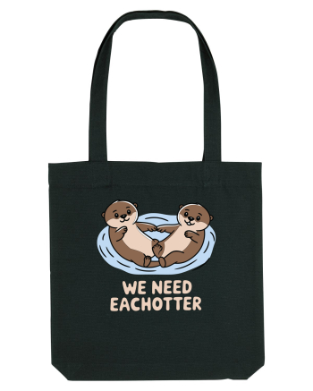 We Need Eachotter | Valentine's Puns Black