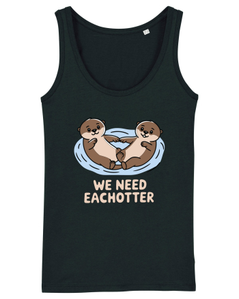 We Need Eachotter | Valentine's Puns Black