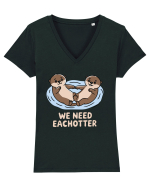 We Need Eachotter | Valentine's Puns Tricou mânecă scurtă guler V Damă Evoker