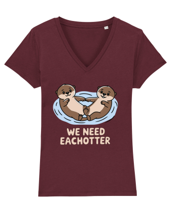 We Need Eachotter | Valentine's Puns Burgundy