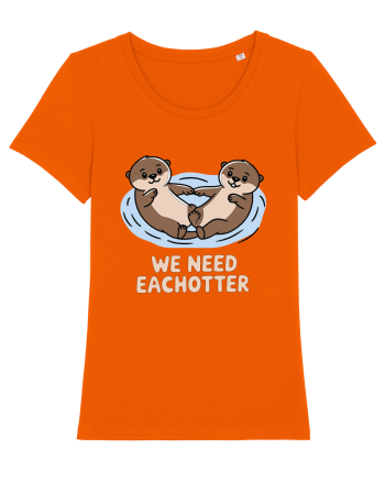 We Need Eachotter | Valentine's Puns Bright Orange