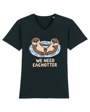 We Need Eachotter | Valentine's Puns Black