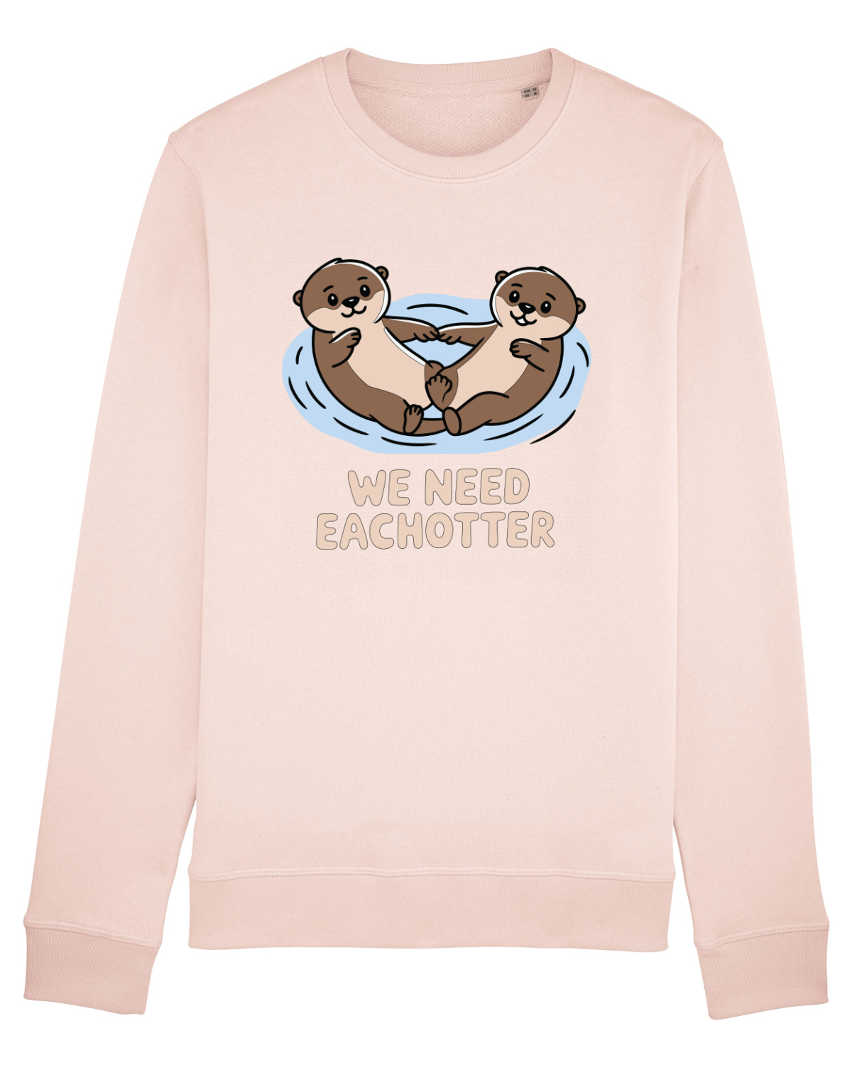 Bluză mânecă lungă Unisex Rise Candy Pink