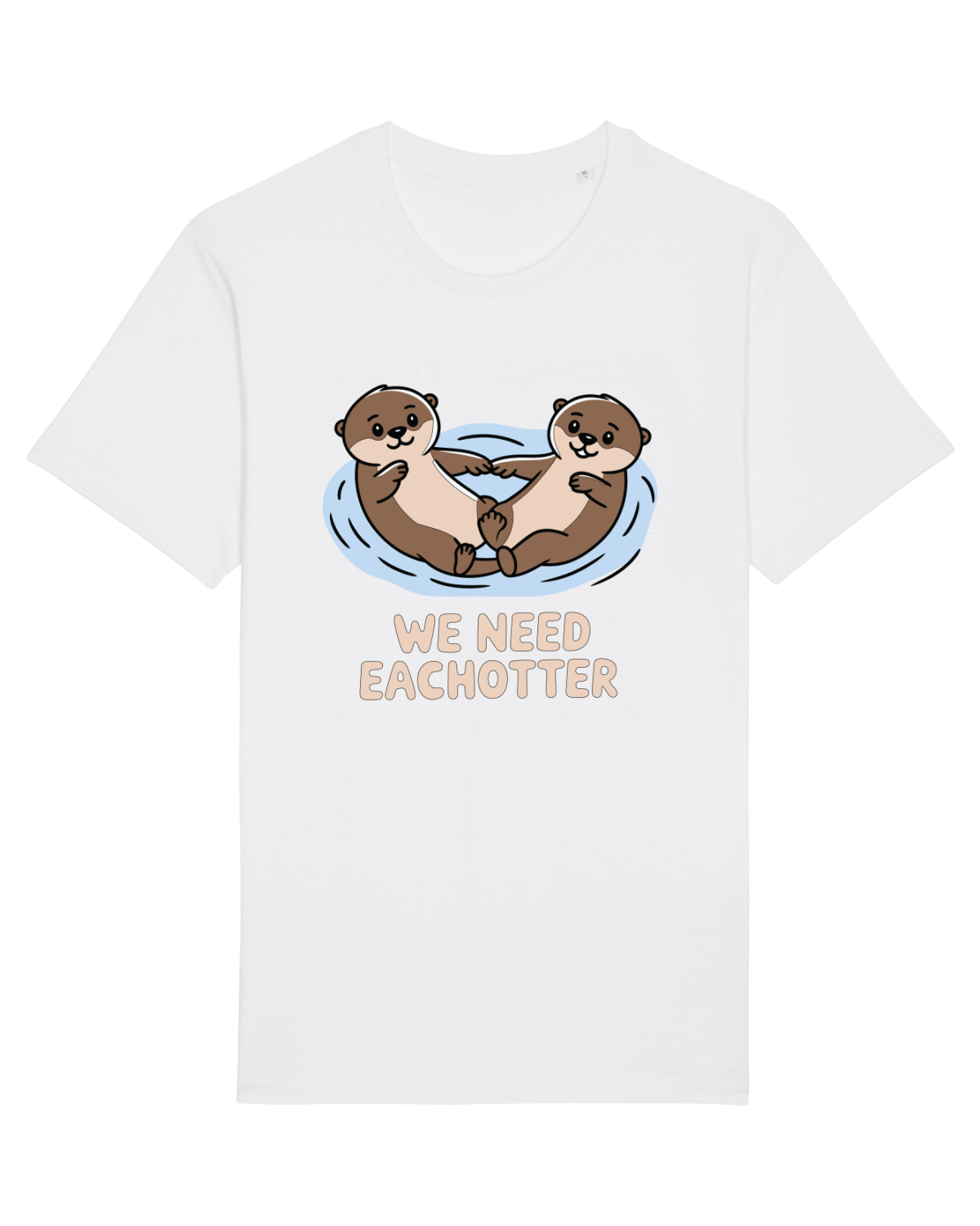 Tricou mânecă scurtă Unisex Rocker White