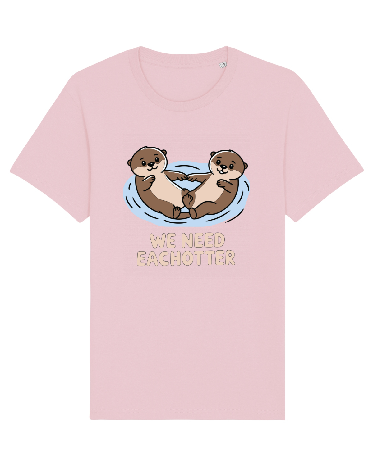 Tricou mânecă scurtă Unisex Rocker Cotton Pink