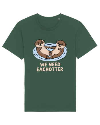 We Need Eachotter | Valentine's Puns Bottle Green