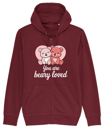 You Are Beary Loved Burgundy