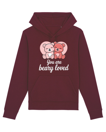 You Are Beary Loved Burgundy
