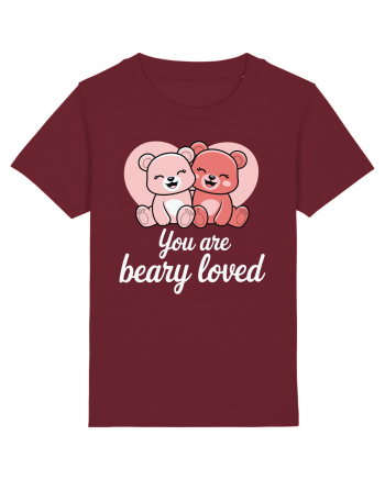 You Are Beary Loved Burgundy