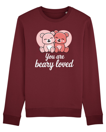 You Are Beary Loved Burgundy