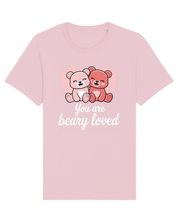 You Are Beary Loved Cotton Pink