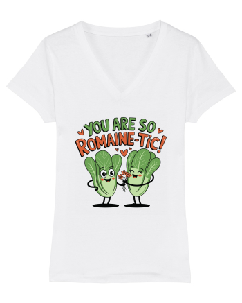 You Are So Romaine-tic! White