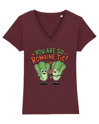 You Are So Romaine-tic! Burgundy