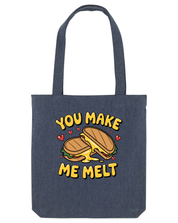 You Make Me Melt | Cute Valentine's Pun Midnight Blue