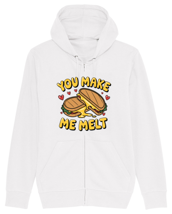 You Make Me Melt | Cute Valentine's Pun White